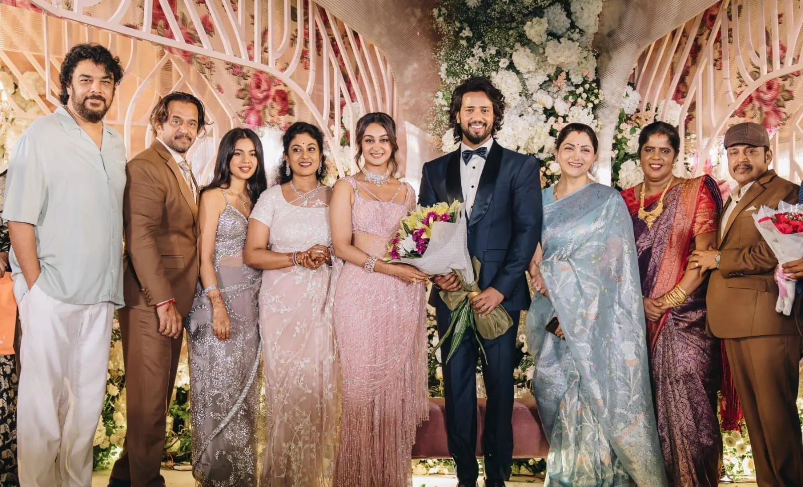 Aishwarya Arjun Umapathy Wedding Reception Photos